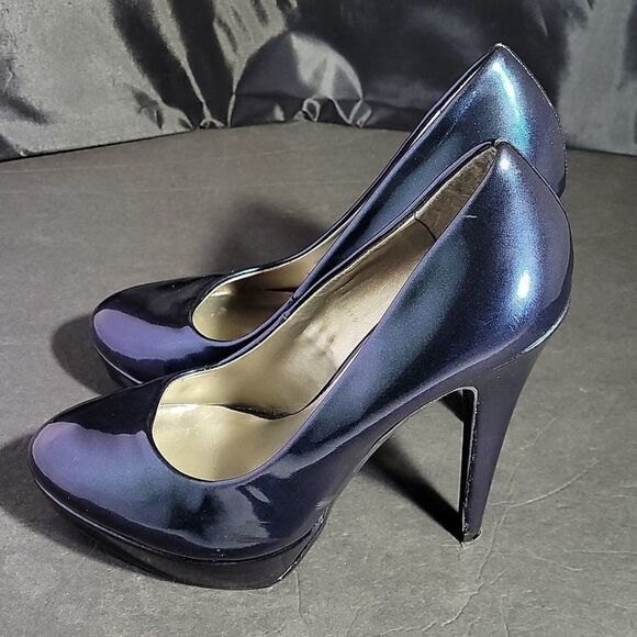 WOMEN"S GUESS PATENT HEELS HIGH STILETTOS PUMP SHOE - Picture 5 of 16